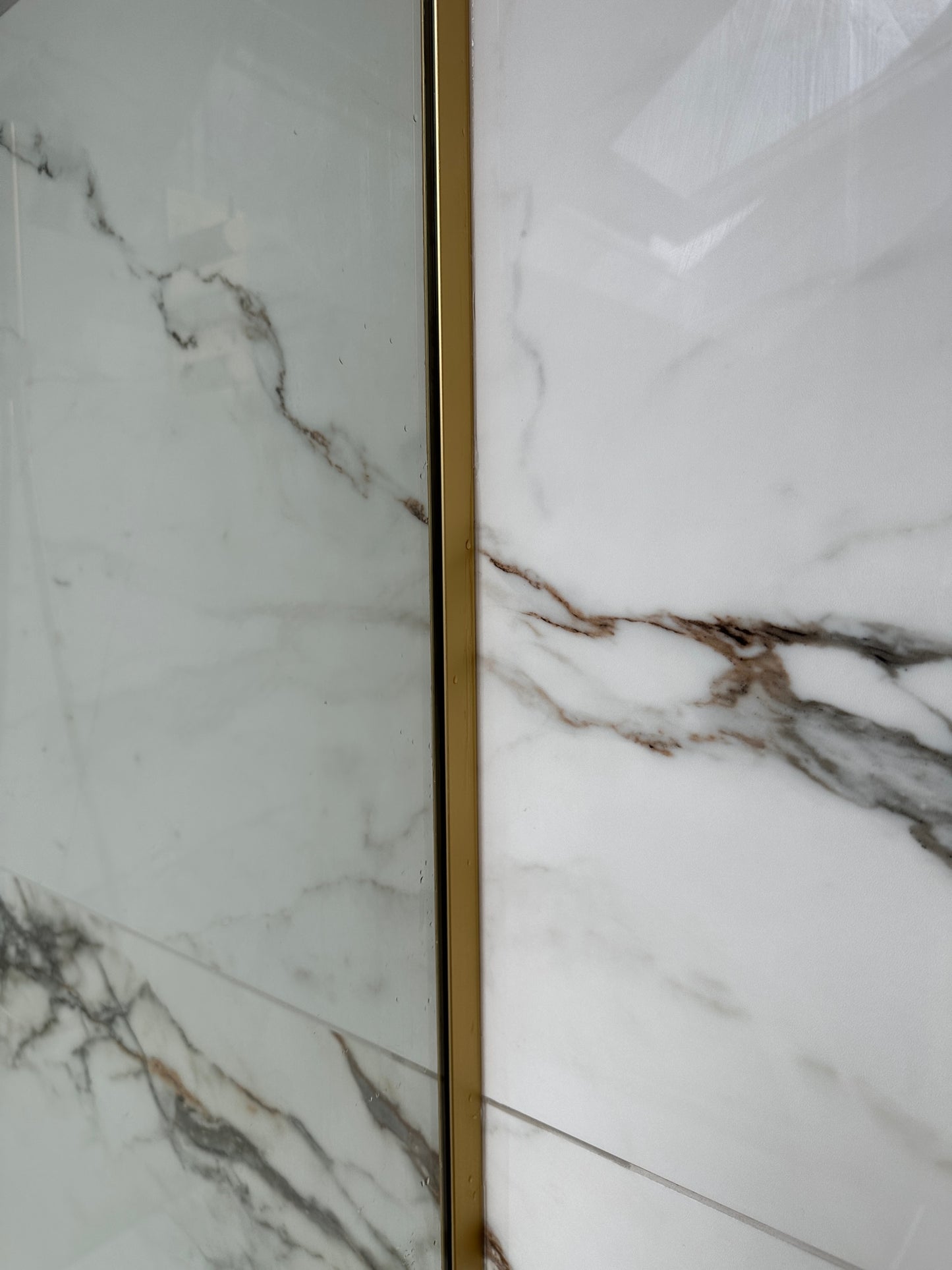 10mm U Channel - 2.41m - Satin Brass- Suitable for all 10mm Glass Shower Panels, Screens and Bespoke Glass Shower Enclosures