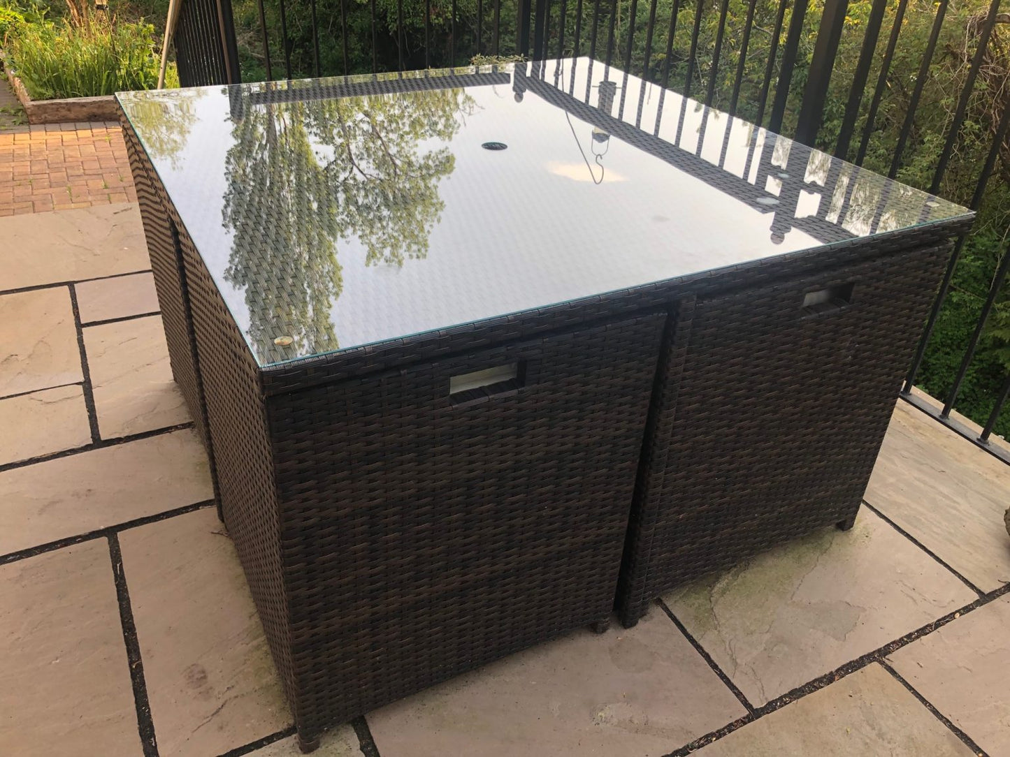 Glass Table Top | 1100mm x 1100mm | Clear 6mm Toughened/Tempered Glass with Polished Edges