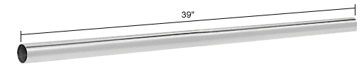 Chrome Support Bar - 990mm (39") - For 10mm & 12mm Glass Shower Screens