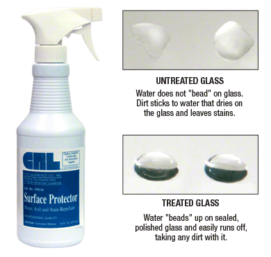 Glass & Surface Protector - Easy Clean Solution for Shower Glass - Professional Formula