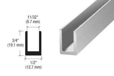 8mm U Channel