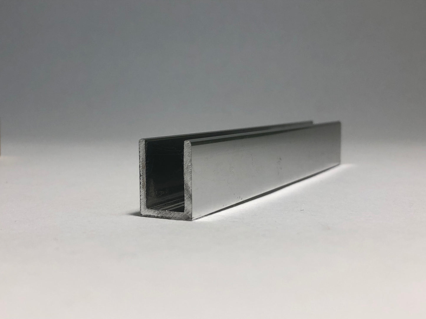 8mm U Channel - 2.41m - Chrome - Suitable for all 8mm Glass Shower Panels, Screens and Bespoke Glass Shower Enclosures