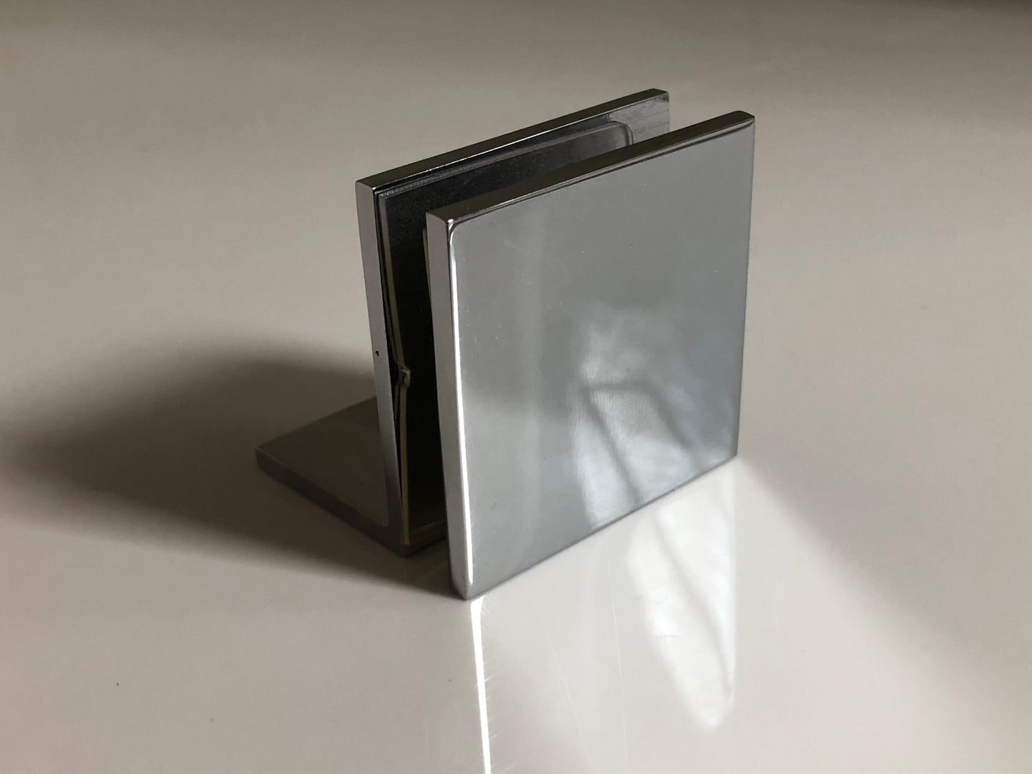 Square Clamp With Small Leg CHROME