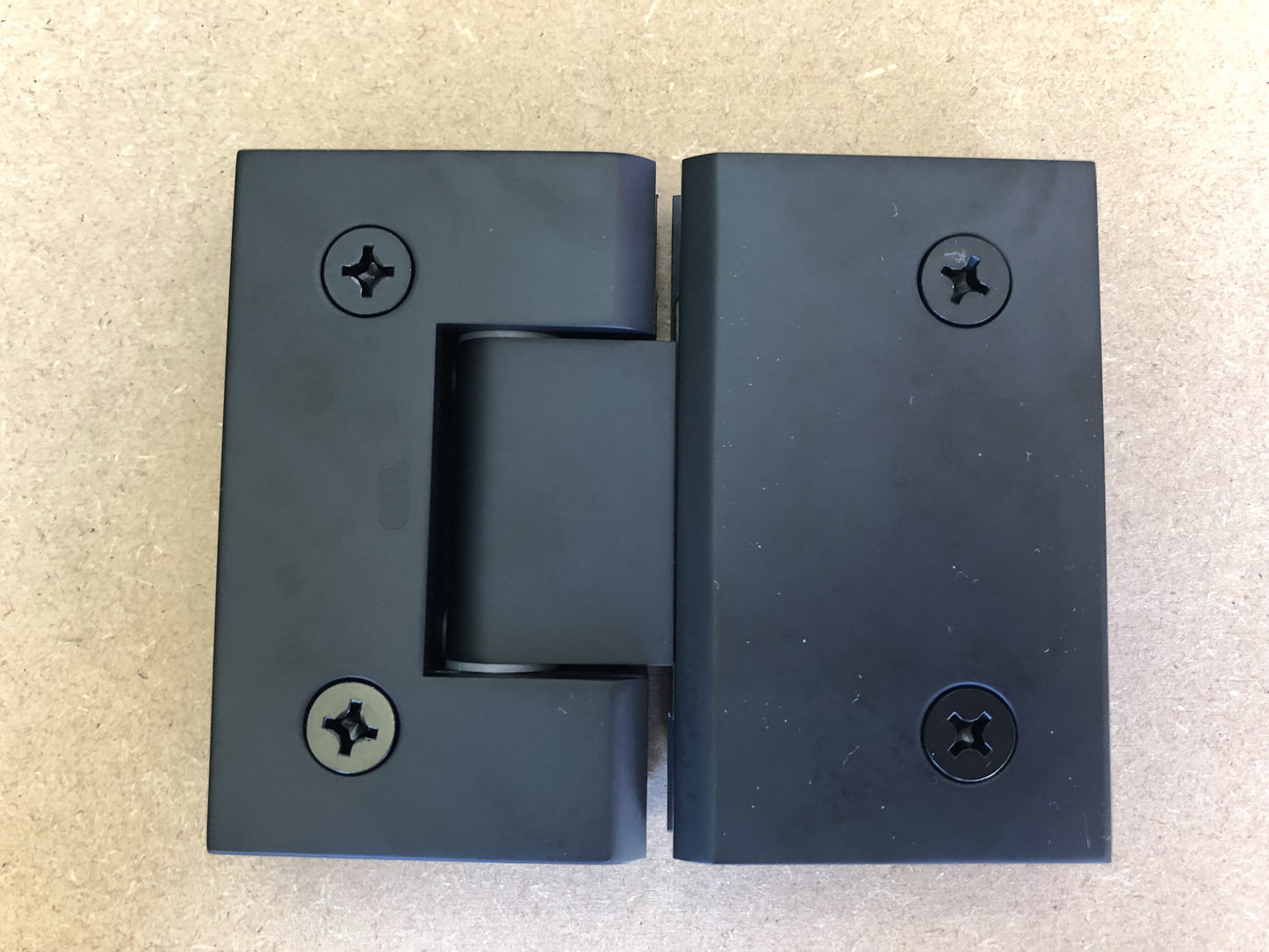 Geneva 180 Degree Glass-to-Glass Hinge MATTE BLACK