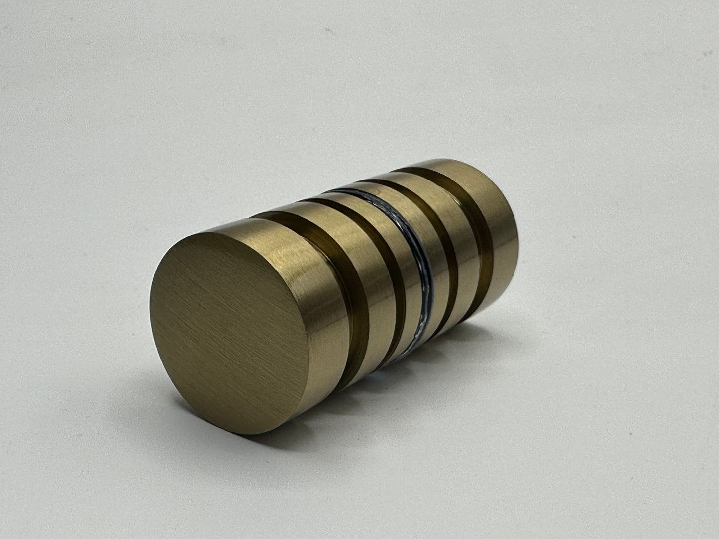 Contemporary Style Back-to-Back Shower Door Knob BRUSHED BRONZE