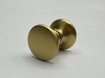 Traditional Style Back-to-Back Shower Door Knob Brushed Bronze