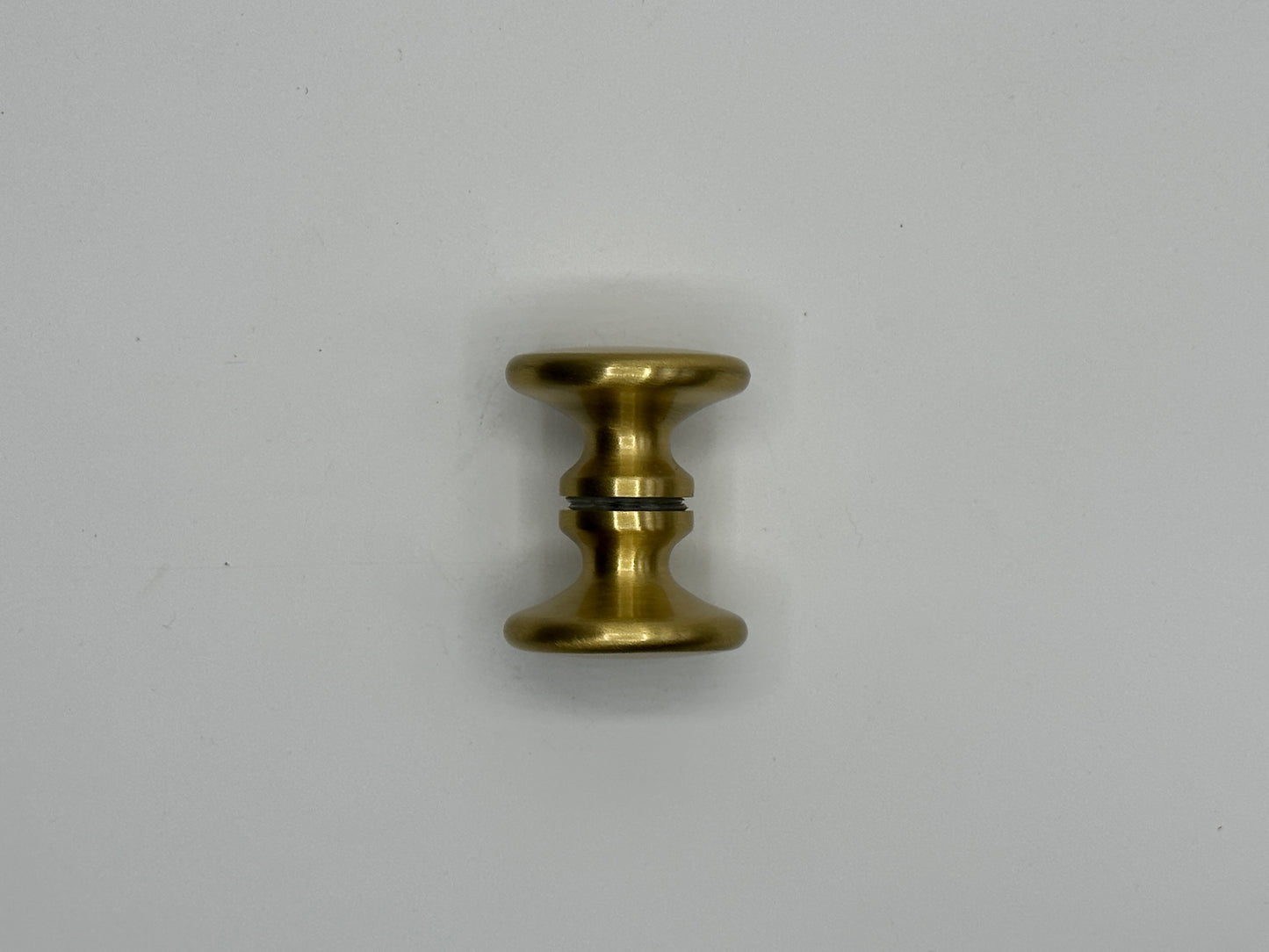 Traditional Style Back-to-Back Shower Door Knob Brushed Bronze