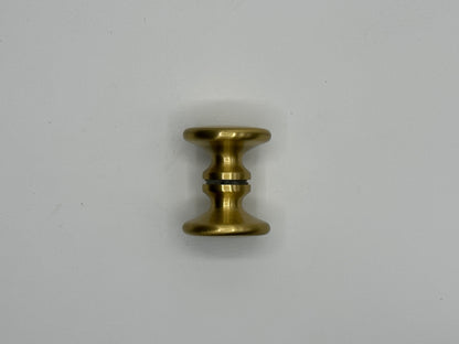 Traditional Style Back-to-Back Shower Door Knob Brushed Bronze