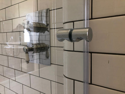 E-Z Grip Style Back-to-Back Shower Door Knob CHROME