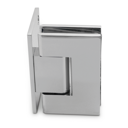 Single Wing Wall To Glass Hinge | Chrome Finish