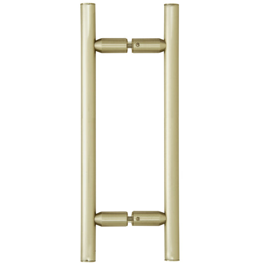 8" Ladder Style Back to Back Pull Handle with Washers BRUSHED BRONZE for shower and glass doors