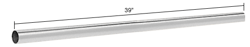 Chrome  Support Bar - 990mm (39") - For 10mm & 12mm Glass Shower Screens