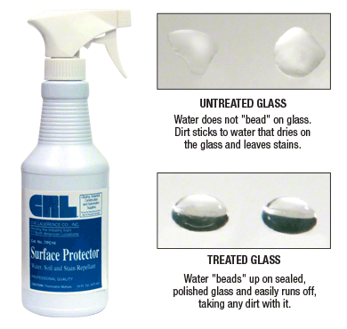 Glass & Surface Protector - Easy Clean Solution for Shower Glass  - Professional Formula