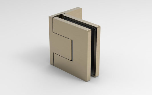 BELLAGIO 344 Wall to Glass Hinge BRUSHED BRONZE