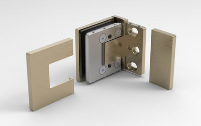 BELLAGIO 344 Wall to Glass Hinge BRUSHED BRONZE