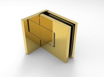 BELLAGIO 344 Wall to Glass Hinge POLISHED BRASS