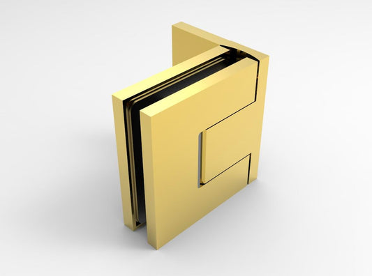BELLAGIO 344 Wall to Glass Hinge POLISHED BRASS