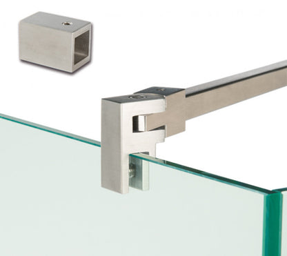 Chrome Support Bar / Reinforcement Bar by Bohle for Shower screens and panels