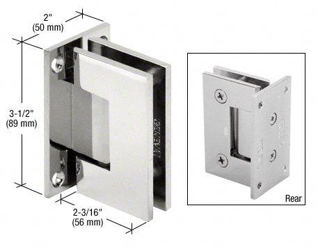 Geneva 037 Wall to Glass Hinge CHROME