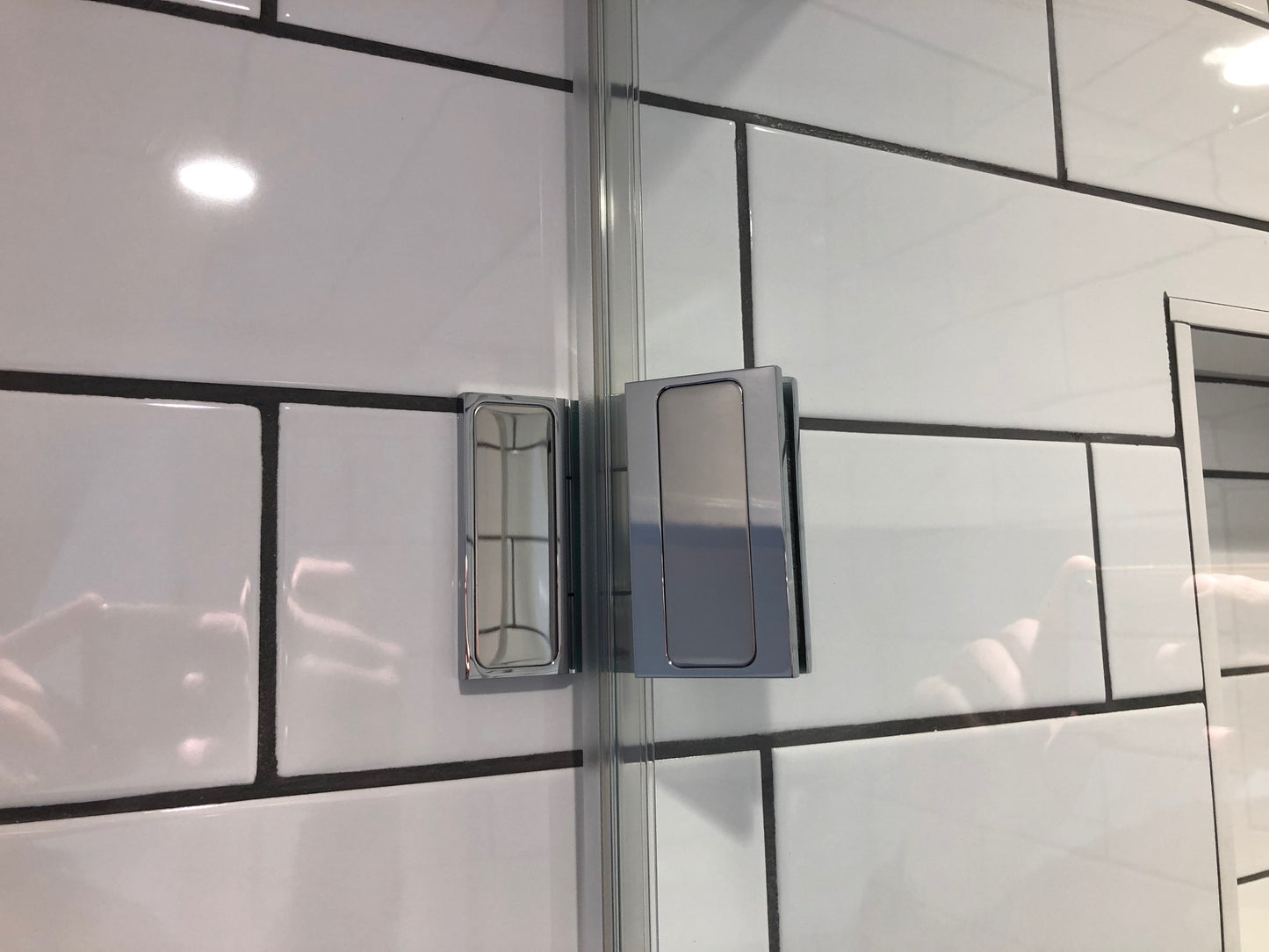 Altea 180 Degree Wall-to-Glass Bi fold in swing Hinge CHROME