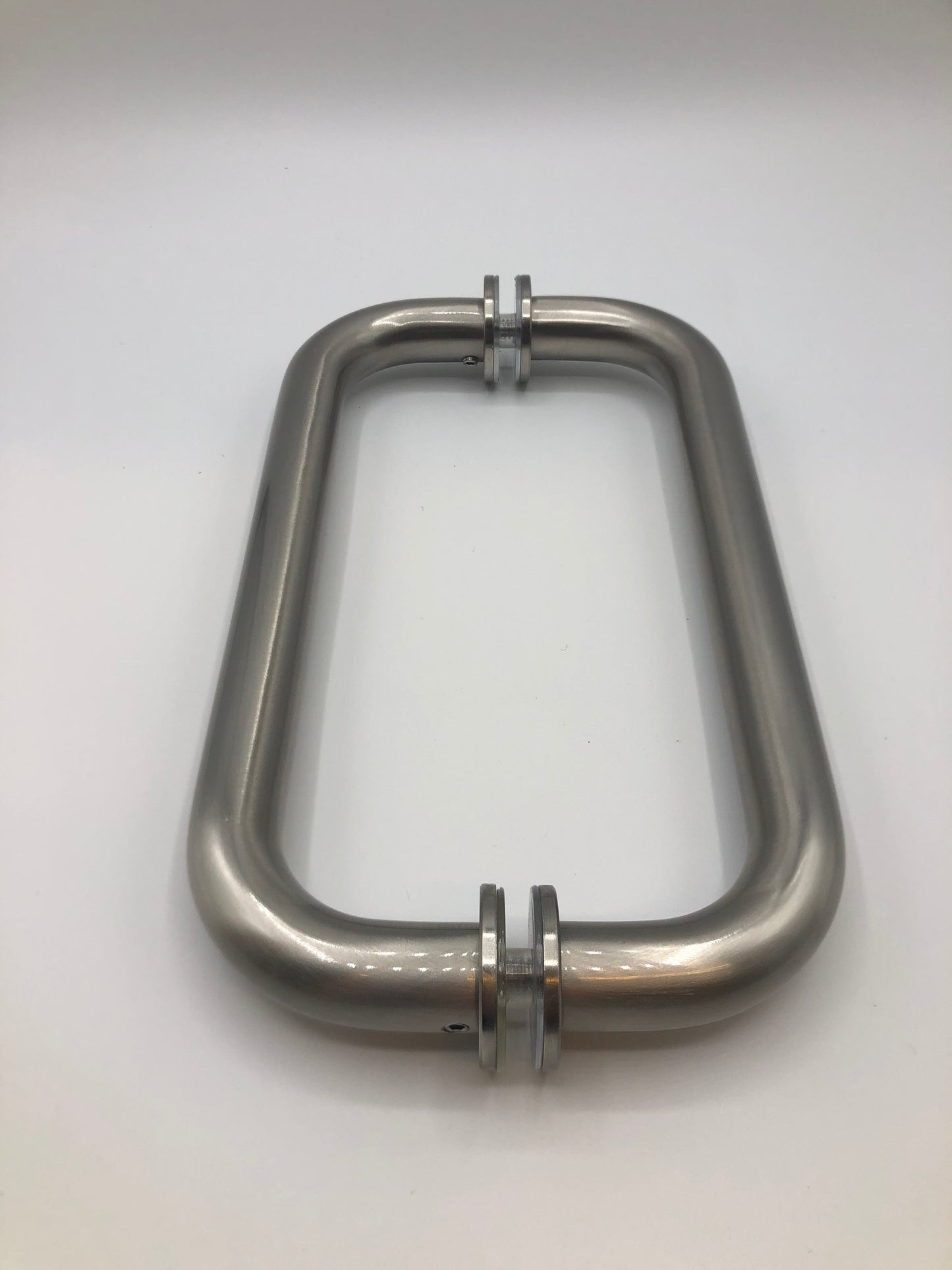 8" Back to Back Pull Handle with Washers BRUSHED NICKEL for shower and glass doors