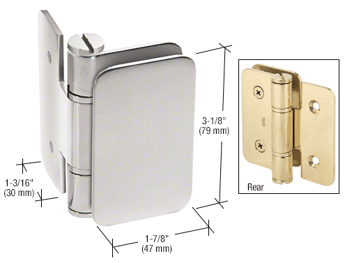 Zurich 03 Series Wall Mount In-swing Hinge - Polished Stainless